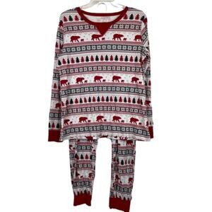Wondershop pajama set mama bear and cub Christmas three size XL 100% cotton